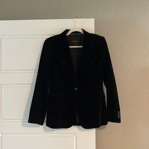 Black Velvet Massimo Dutti Blazer